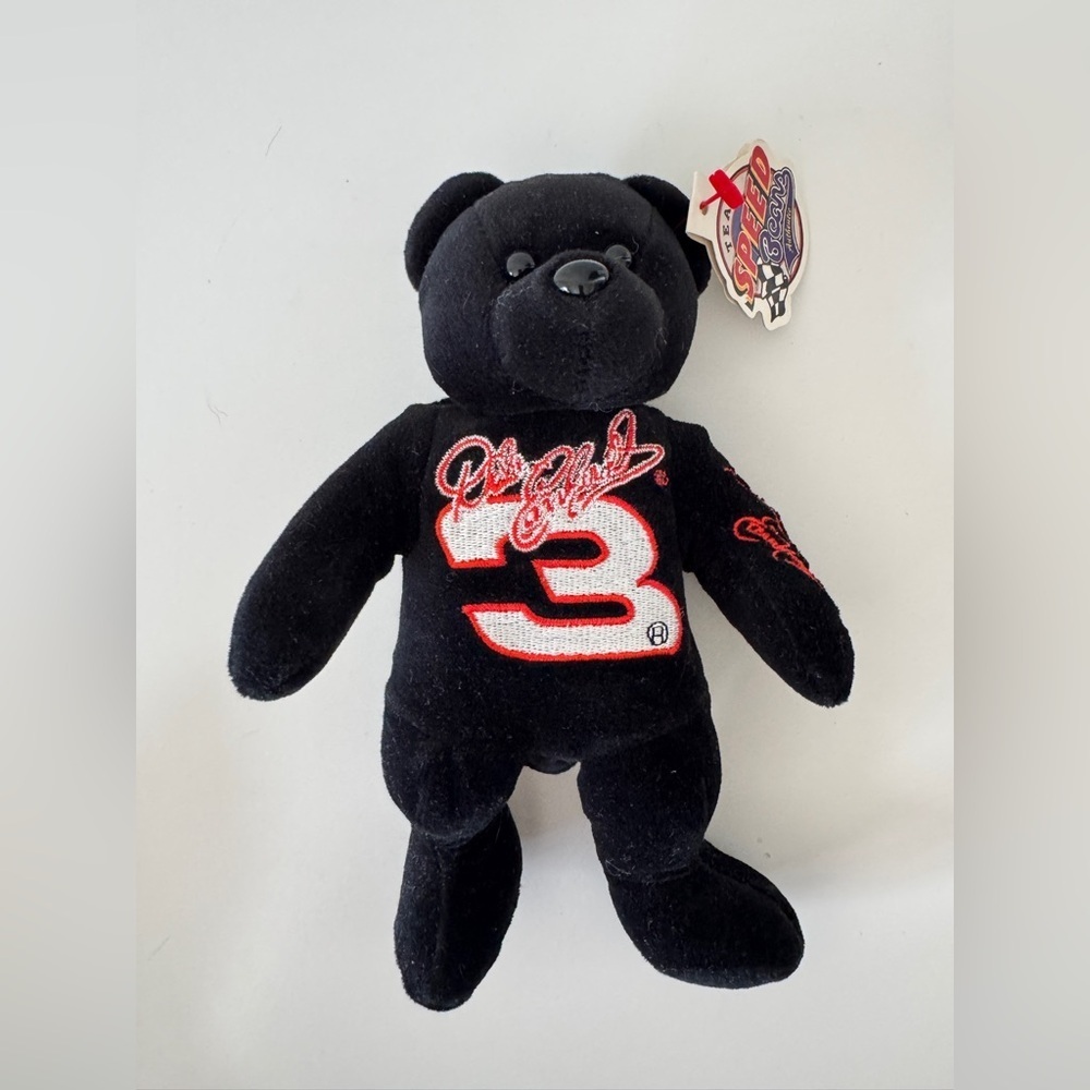 Avon Dale Jr Black Plush Bear NASCAR - Picture 4 of 6